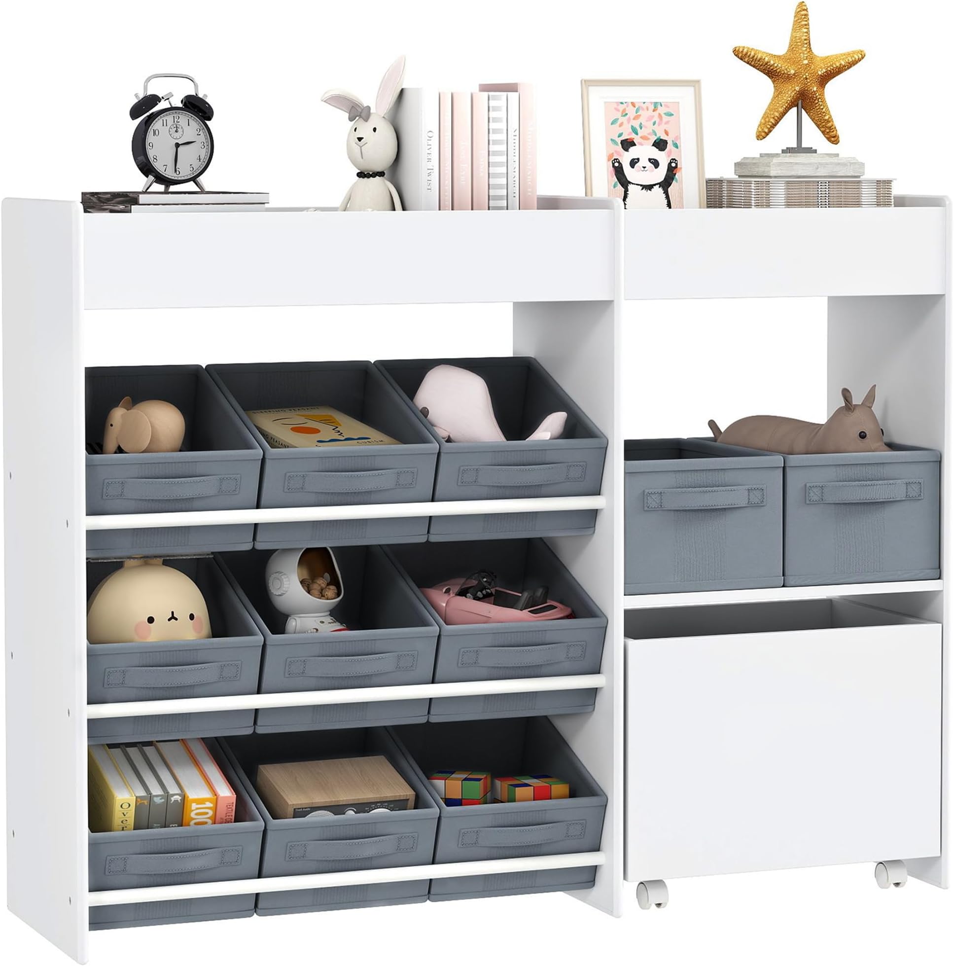 kinderzimmer spielzeug schrank GoTiling Kinder Bücherregal Kinderzimmer Spielzeug Regale: Offenen