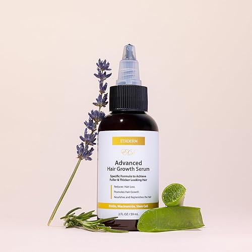 Miniatura 8 de Advanced Hair Growth Serum - Aceite para el crecimiento del cabello con aloe vera biotina, cafeína y queratina - Aceites para el cabello estimula el