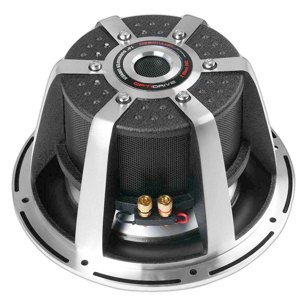 Lanzar Opti1032d Optidrive 10 Inch Die Cast Aluminum Cone Dual