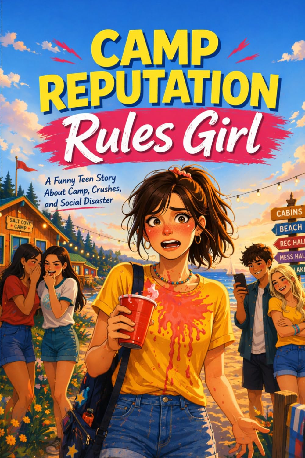 CAMP REPUTATION. Rules Girl: A Funny Teen Story About Camp, Crushes, and Social Disaster