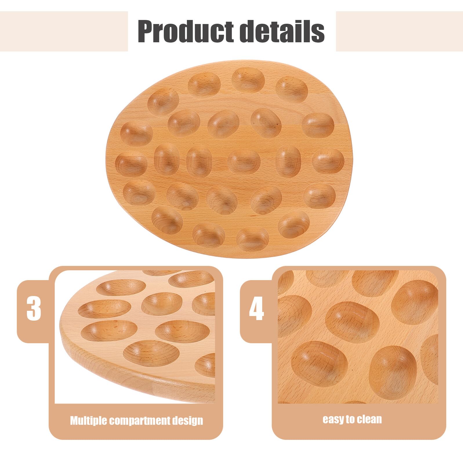 Portavoz De Huevo Sostenedor del Huevo del Refrigerador Recipiente De Almacenamiento Brown