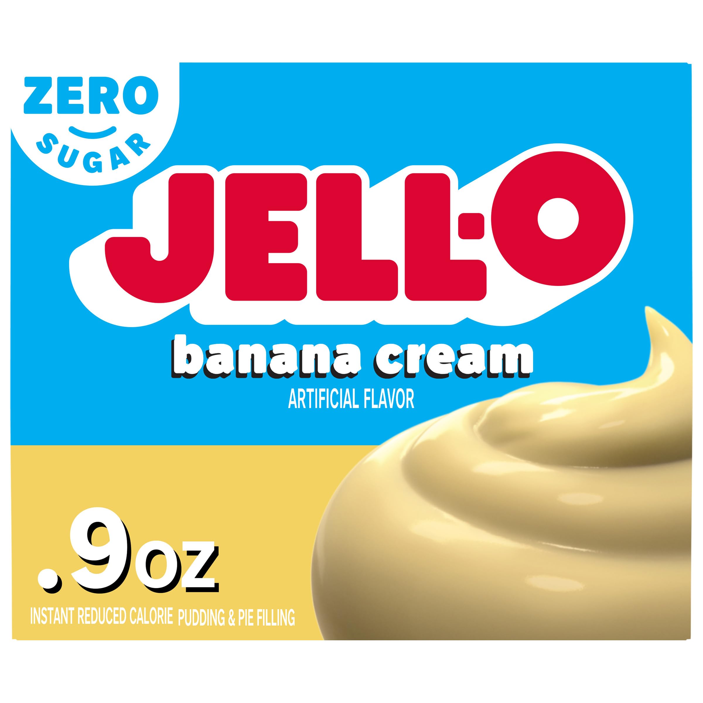 Amazon.com : Jell-O Banana Cream Zero Sugar Instant Reduced