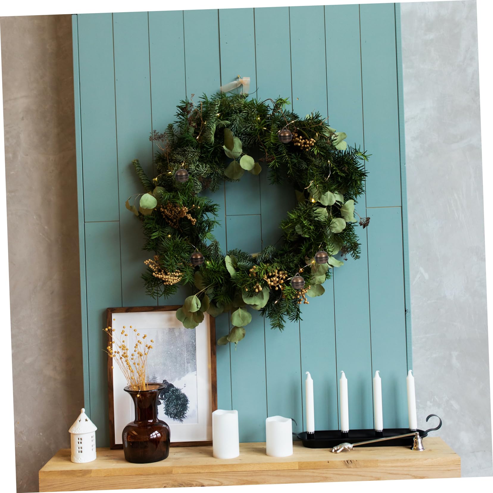 Cabilock 4 Set Campane Di Natale Decorazioni Natalizie Per Albero Porta Orpello Pendenti Natalizi Ciondolo Natalizio Campanelli Di Bronzo Decorazione Della Campana Di Natale 60 Pezzi * 4