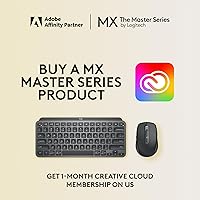 Vista 2 de Logitech MX Keys - Mini teclado + mouse inalámbrico MX Anywhere 3S - escritura fluida, teclas retroiluminadas, desplazamiento rápido, USB-C