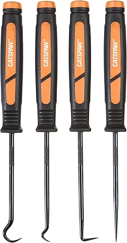 Mayhew Tools 60003 CatsPaw - Juego de ganchos y púas, cromo-vanadio, juego de 4 piezas
