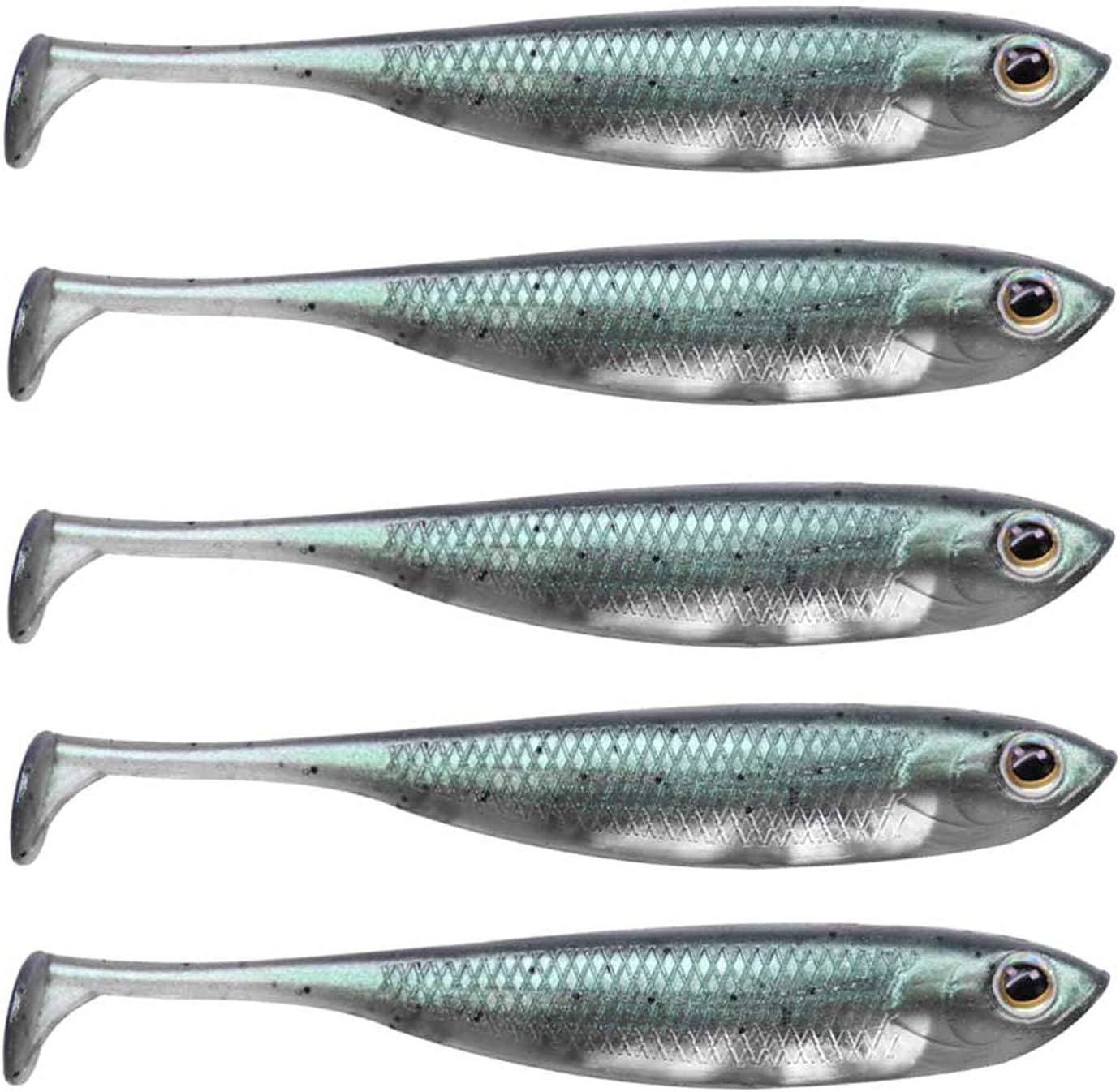 QualyQualy Gummiköder Gummifisch Köder Gummifische Für Zander Barsch Hecht Köder Forellen Gummiköder Gummifisch 7cm 8cm 10cm 12,5cm