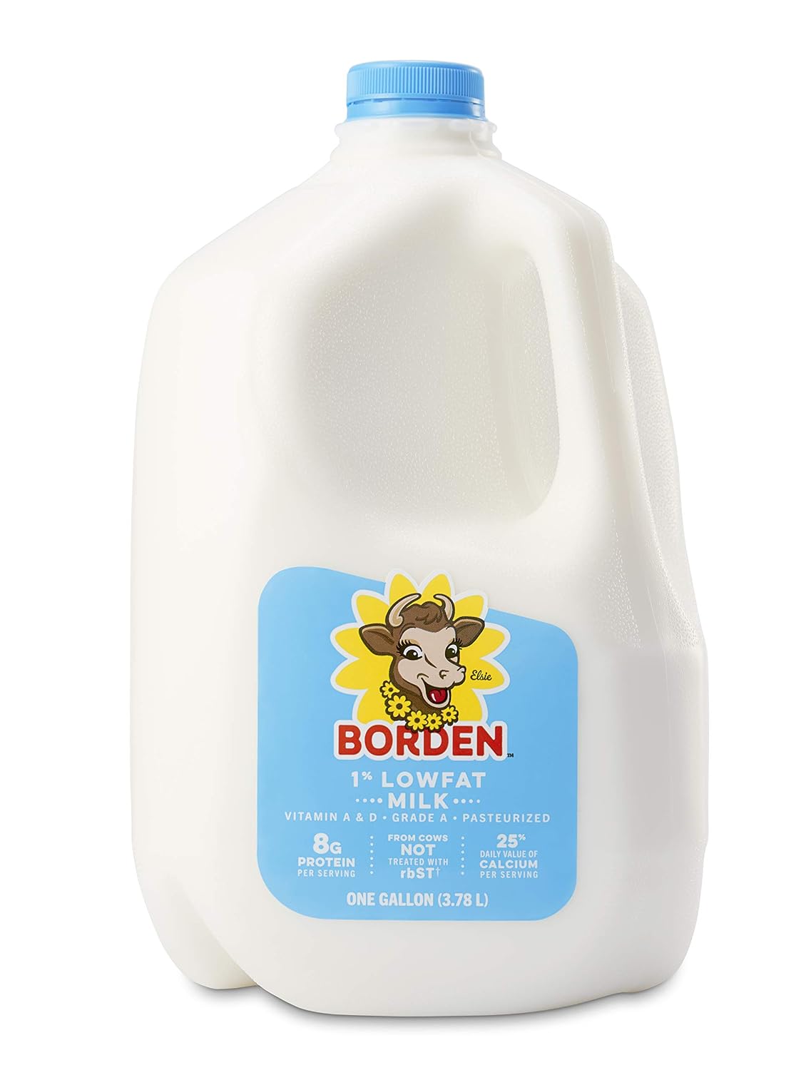 Borden, 1% Low Fat Milk, Gallon, 128 oz
