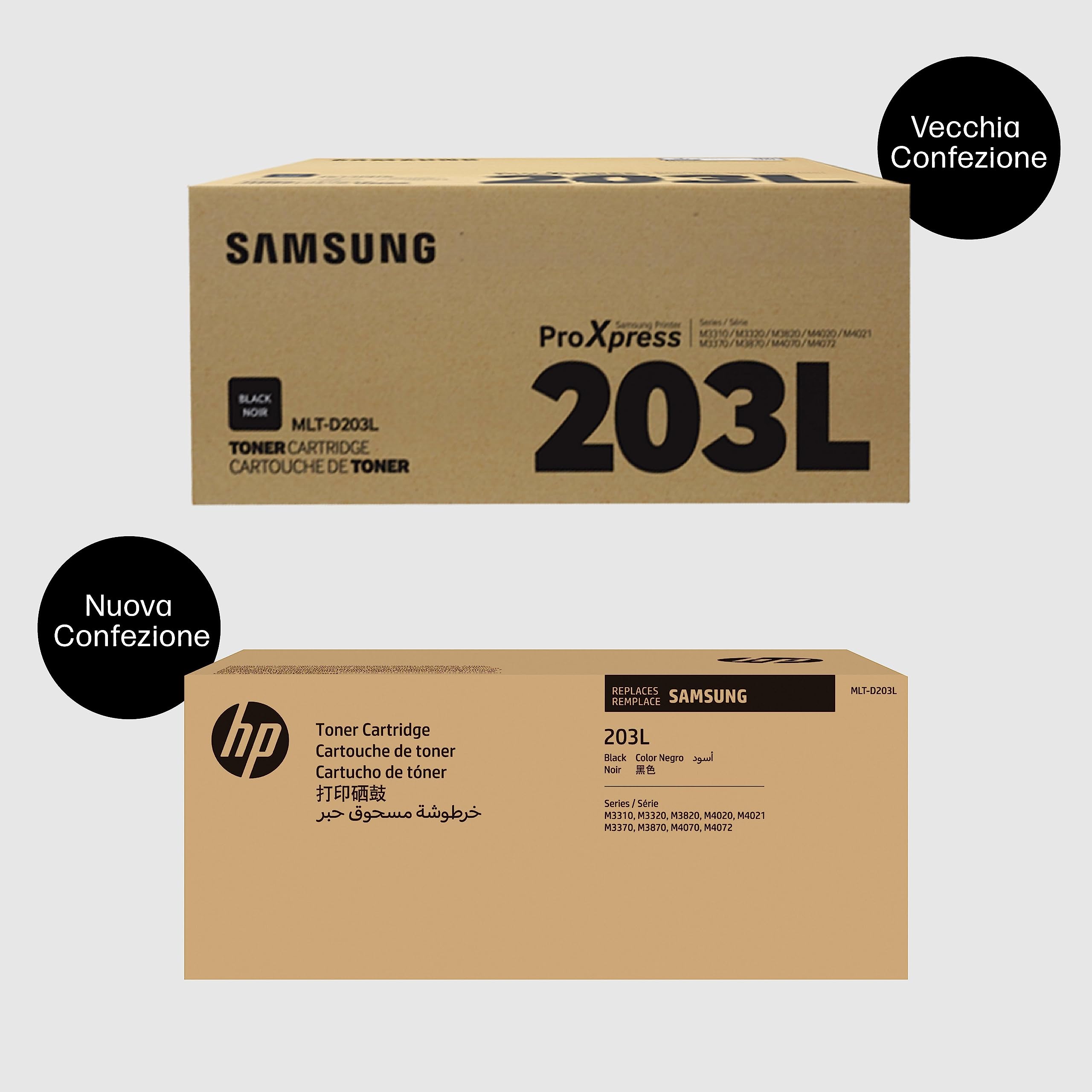Samsung D203L SU897A, Cartuccia Toner Originale Alta Capacità da 5000 Pagine, Compatibile con le Stampanti Samsung Laser ProXpress Serie M3820, M4020-21, M4024, M3870, M4070-72, Nero