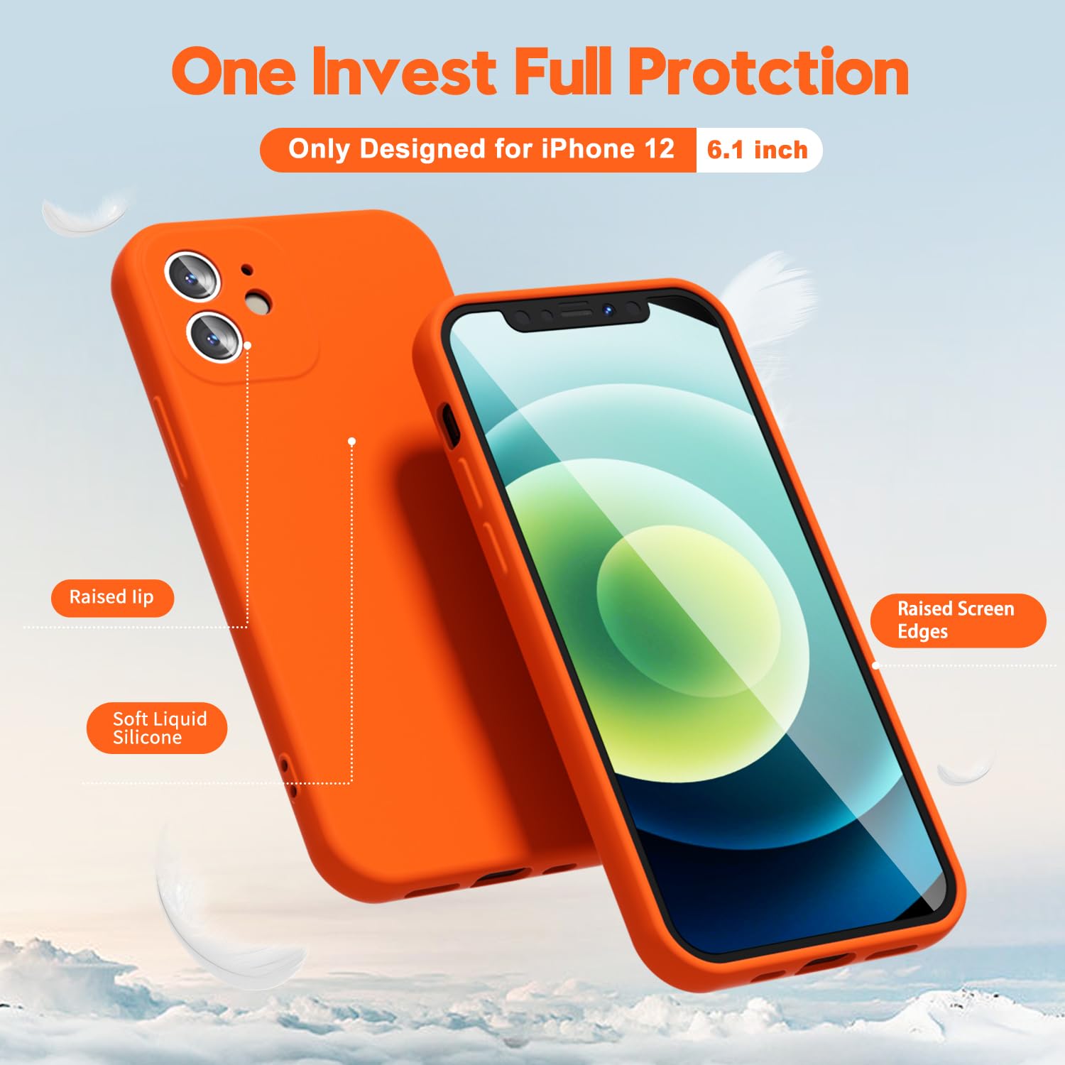oakxco for iPhone 16 Pro Max Case Liquid Silicone, Soft Rubber Gel Elegant Aesthetic Basic Simple Cover, Cute Thin Slim TPU Matte Solid Color Plain Smooth Case for Women Girl, Light Pink — view 1606