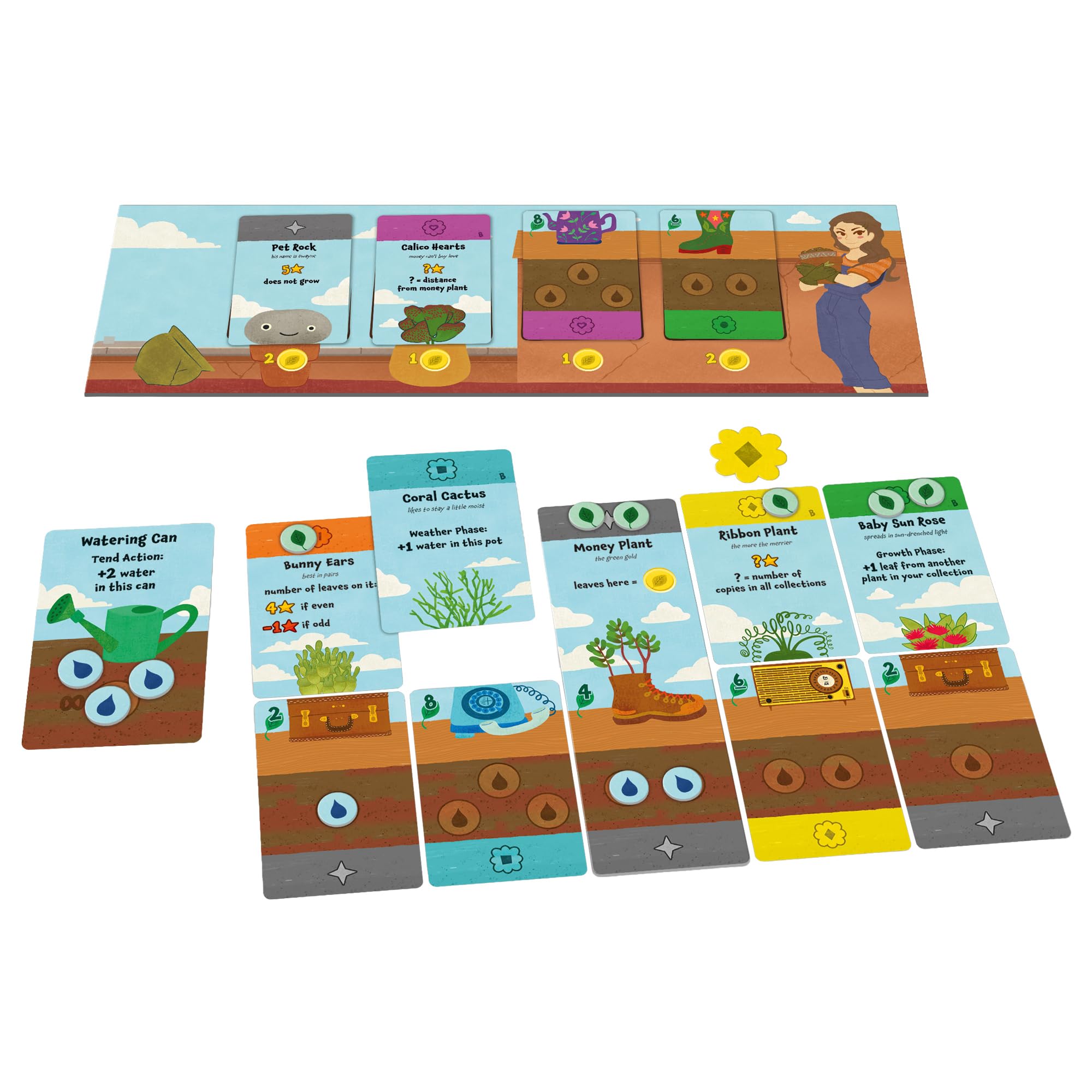Asmodee | Gretchen's Garden | Juego de mesa | Edad 10+ | 2-4 jugadores | Más de 45 minutos de juego