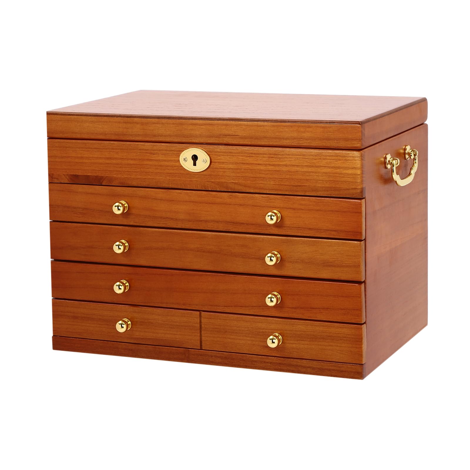 Boîte à bijoux en bois de qualité supérieure au design raffiné pour femme