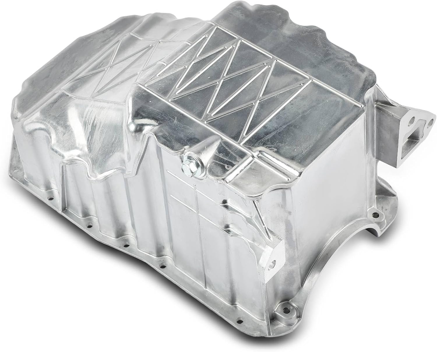 A-Premium Engine Oil Pan Sump with Drain Plug Compatible with Ford F-150 F150 1997-2010, F-150 Heritage, E-150 Econoline, E-150, E-150 Club Wagon, E-250, E-250 Econoline, Replaces XL3Z6675DA