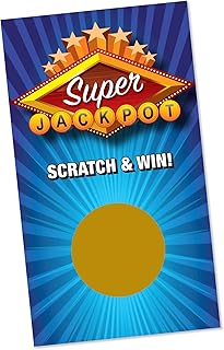 PROMO PRINTING GROUP, INC. Super Jackpot Scratch Off Cards - (30 Pack) - Scratch & Win Cards for All Ages