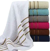 Kit 5 Toalha de Banho Dubai 100% Algodão 70x130cm 330g/m² Macia com Alta Absorção Grossa (Sortido)