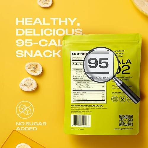 Miniatura 5 de TALA, Fruta liofilizada, aperitivo de frutas, vegano, sin azúcar añadido, paquete de 10 (0.88 onzas cada uno)