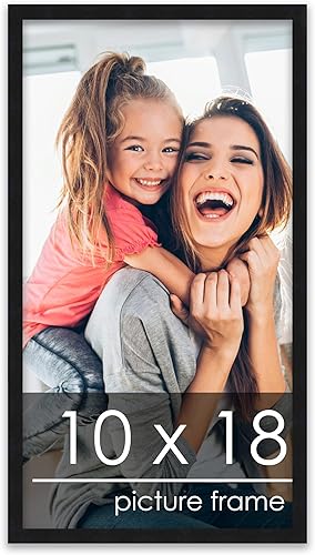 Miniatura 24 de Poster Palooza Marco de fotos de madera tradicional dorado antiguo de 10 x 18 pulgadas con plexiglás acrílico UV, respaldo de tablero de espuma