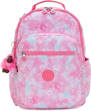 KIPLING KIPLING Unisex Seoul backpack pack of 1, Garden Clouds, One Size, SEOUL