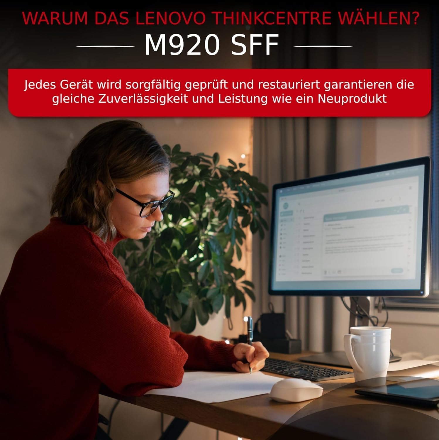 Lenovo ThinkCentre M720S Intel i7 8700 12-Thread 4.60 GHz Business Office Multimedia Computer mit 3 Jahren Garantie! - 32 GB - 1000 GB SSD - USB 3.0 - WLAN - Windows 11 Prof. 64-Bit - MS Office
