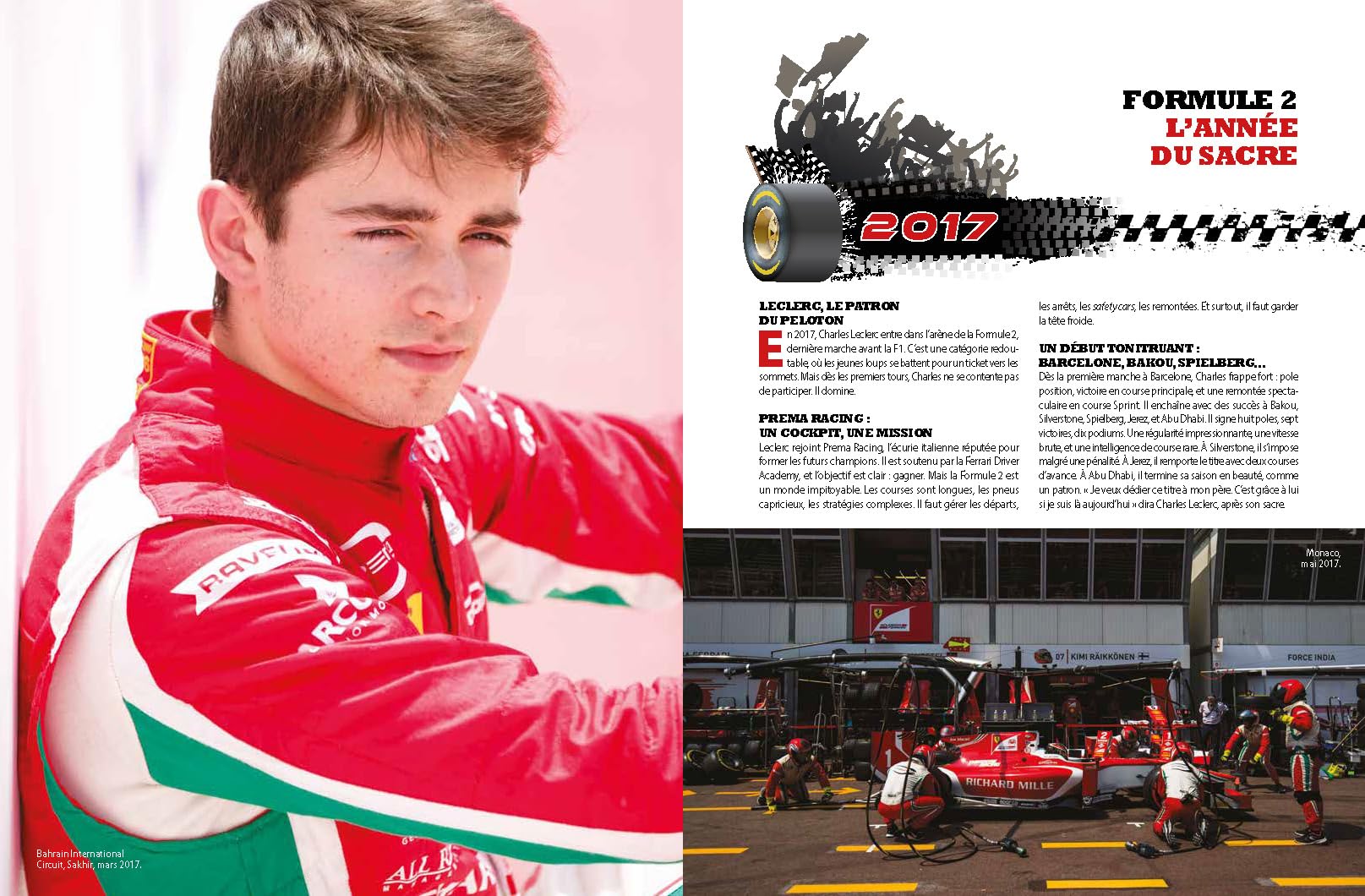 Charles Leclerc - Saison après saison