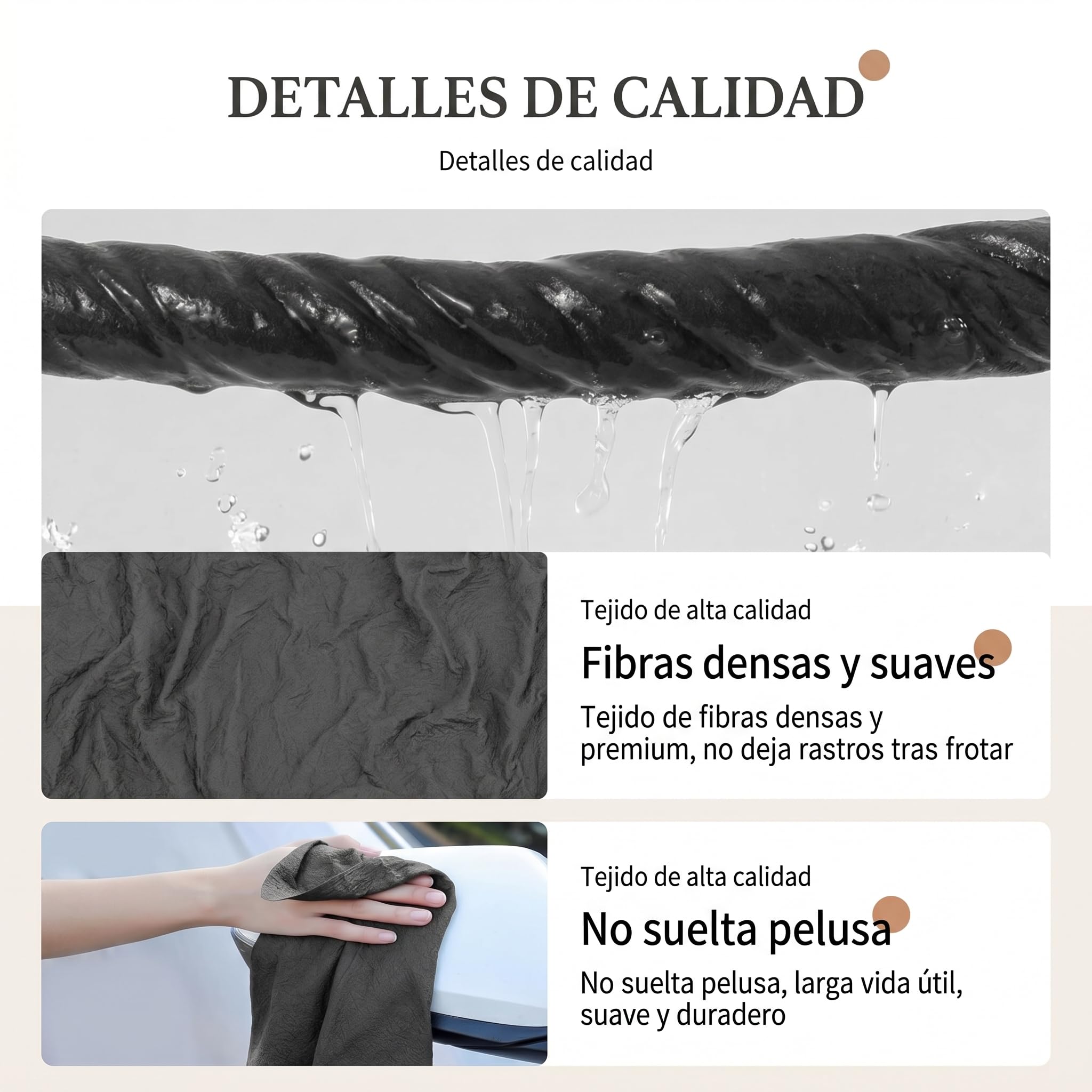 Antonio herato paño mágico microfibra 30x40cm 10 unidades bayetas reutilizables ultra absorbentes sin pelusas