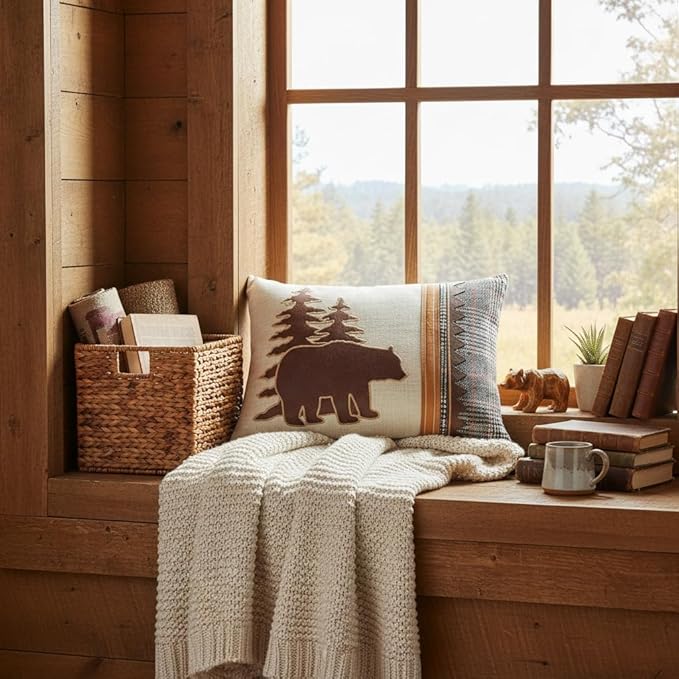 Almohada Decorativa de Poliéster 45x45 cm con Cierre miniatura 7