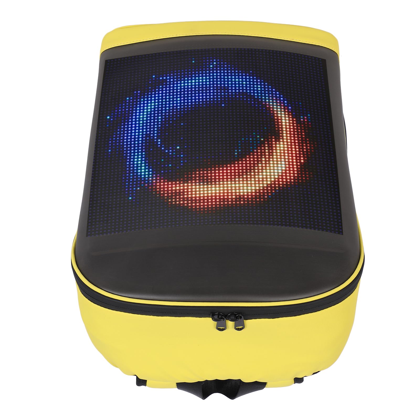 Garsent LED-Rucksack mit Programmierbarem Bildschirm, HD-Farbbildschirm, App-Steuerung, Laptop-Rucksack, Wasserdichte LED-Tasche, Reiserucksack, Motorrad-Rucksack mit USB-Anschluss
