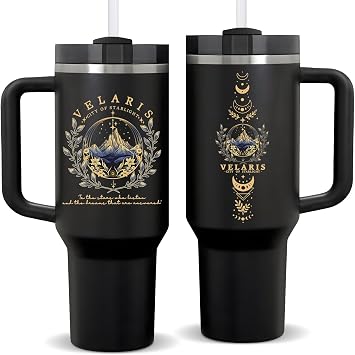 BIRGILT Velaris City of Starlight Tumbler with Handle 40 oz