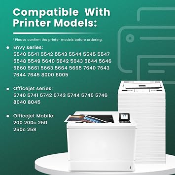 GREENBOX 62XL Ink Cartridges Combo Pack 62 XL Ink, 1 Black 1 Tri-Color | Replacement for HP 62XL for Envy 7640 5660 5540 5640 5642 7645 5549 Officejet 5740 5741 8040 OfficeJet 200 250 Mobile Printer