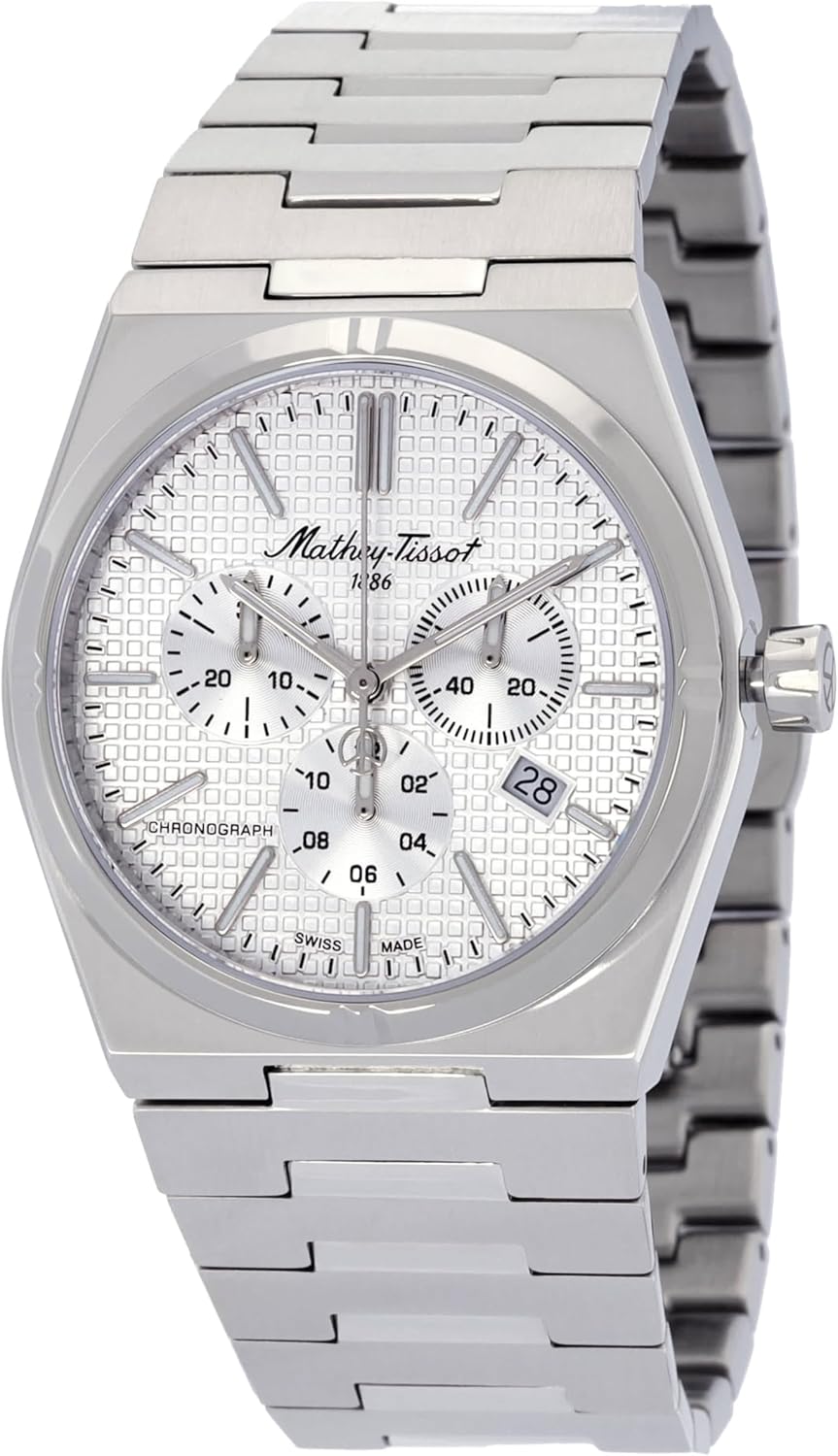 Mathey-Tissot Zoltan クロノグラフ クオーツ シルバーダイヤル メンズ腕時計 H117CHAS Amazonで販売中 Mathey-Tissot Zoltan クロノグラフ クオーツ シルバーダイヤル メンズ腕時計 H117CHAS Amazonで販売中