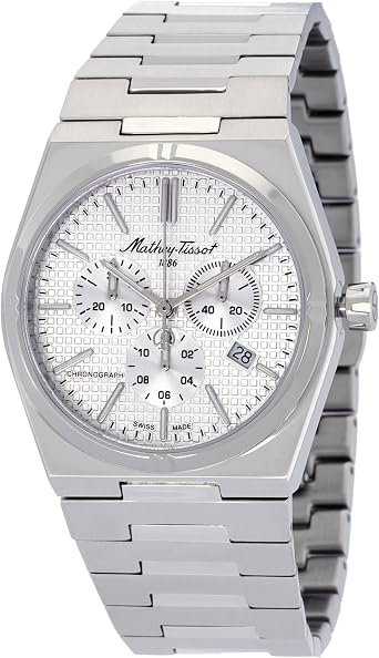 Mathey-Tissot Zoltan Chronograph Quartz Silver Dial Mens Watch H117CHAS, Bracelet Type