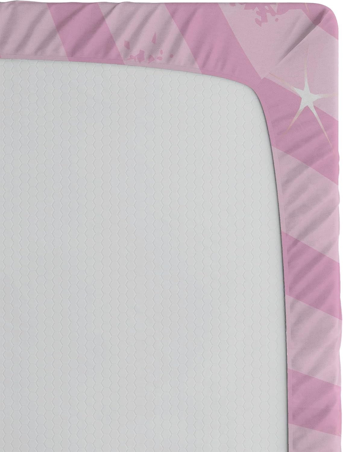 Ambesonne Girls 2 Pack Fitted Sheet, Pink Cartoon, Bed Cover All-Round Elastic Deep Pockets 2 Pieces, Package Contains 2 Queen Size Fitted Sheets, Pale Pink