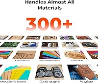 Vista 5 de Acmer S1 Laser Engraver and Cutter Machine, 6W (6000mW) for Wood, Acrylic, Leather, Plastic - 130x130mm Compact Engraving Area, DIY Crafts & Art