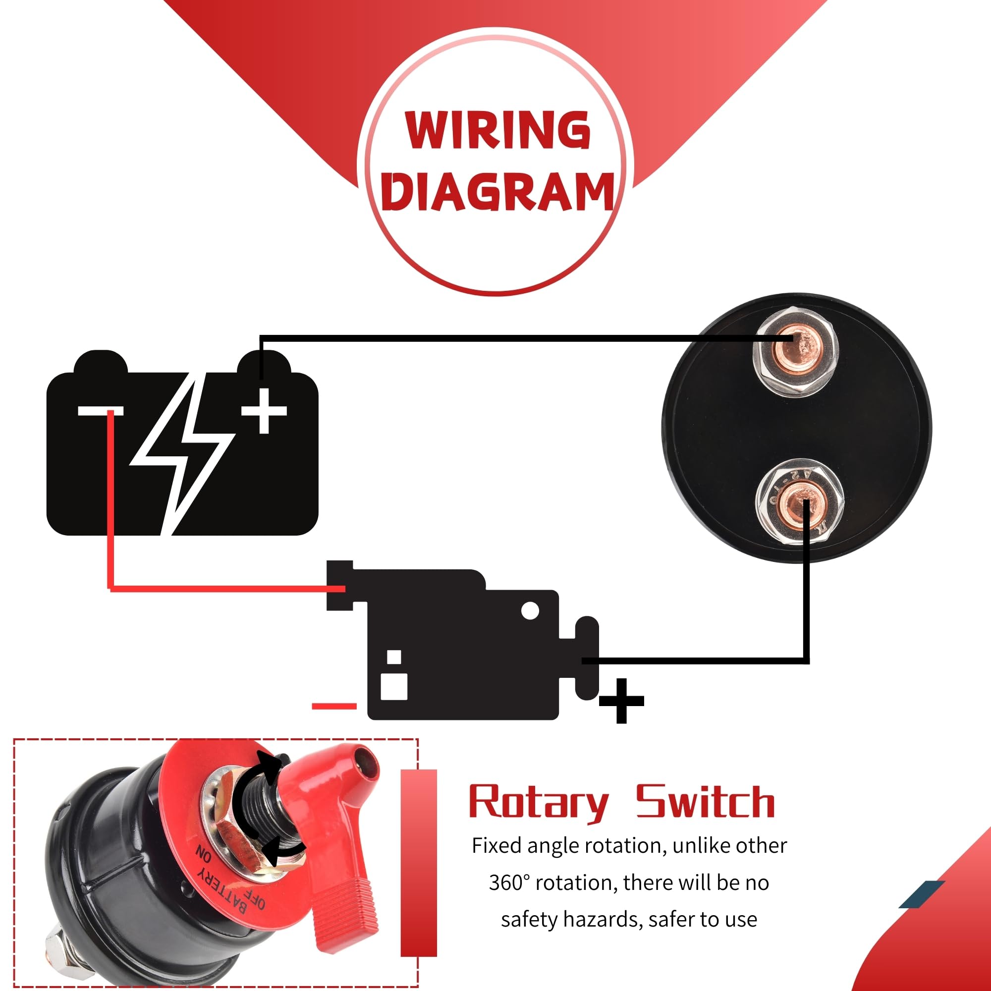 Battery Cut Off Switch Battery Isolator Switch SUNMORN Battery ...