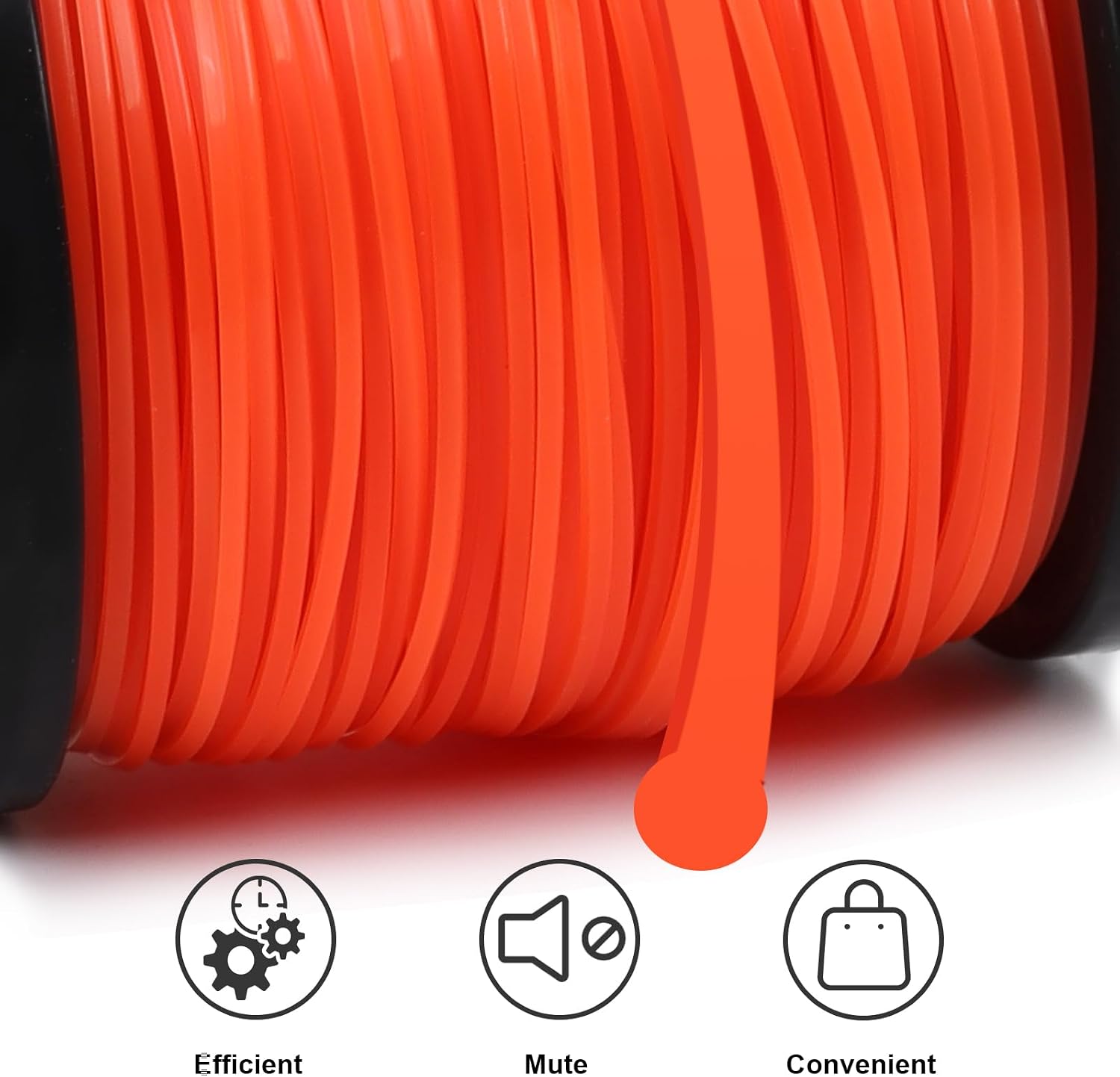 VIABRICO .065" Weed Eater String 820FT x 1.2LB Round String Trimmer Line image 3