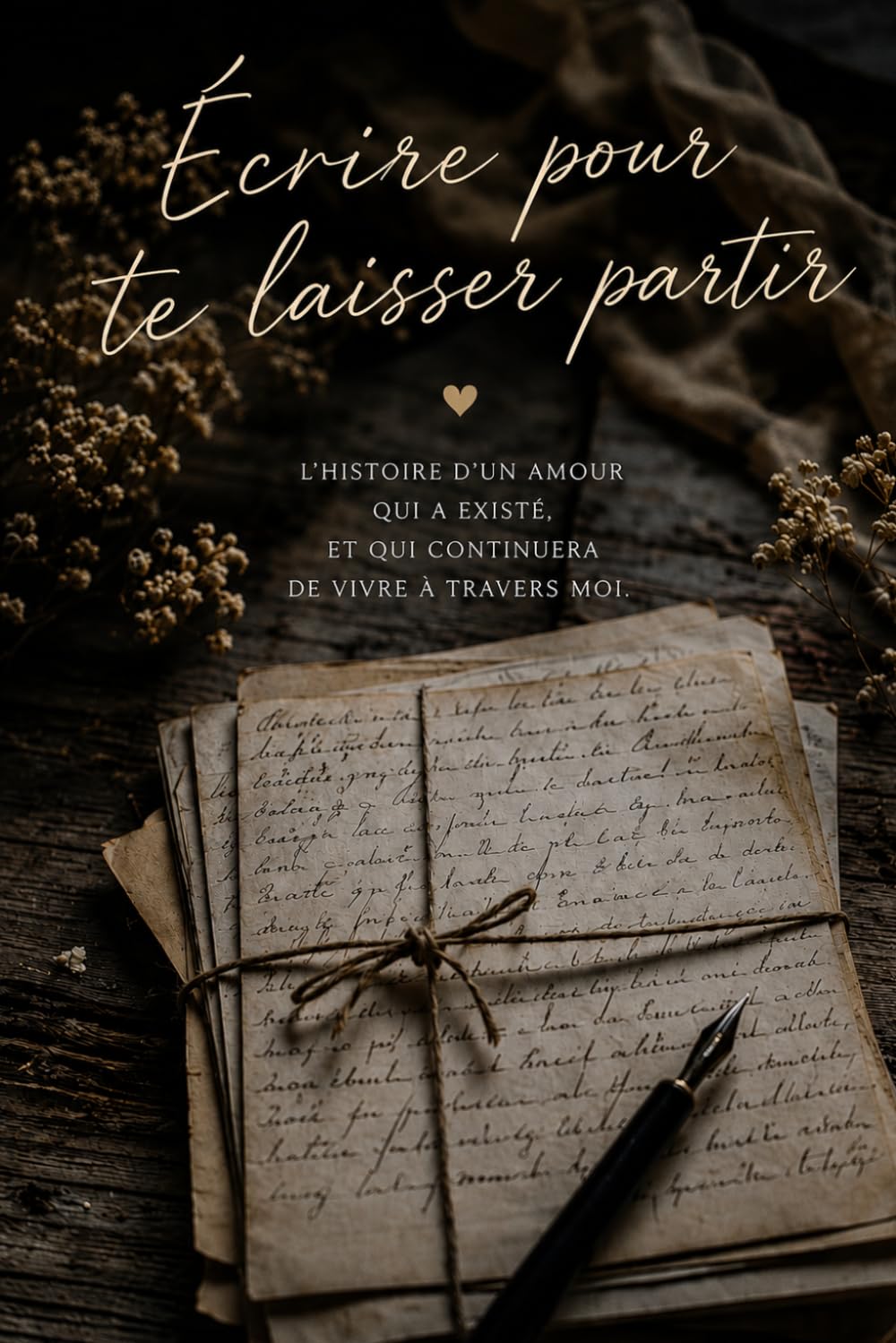 Ecrire pour te laisser partir.