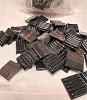 Vista 2 de Azulejo de vidrio 3/4" marca Hakatai - P 36 Henna - Bolsa de 1 lb