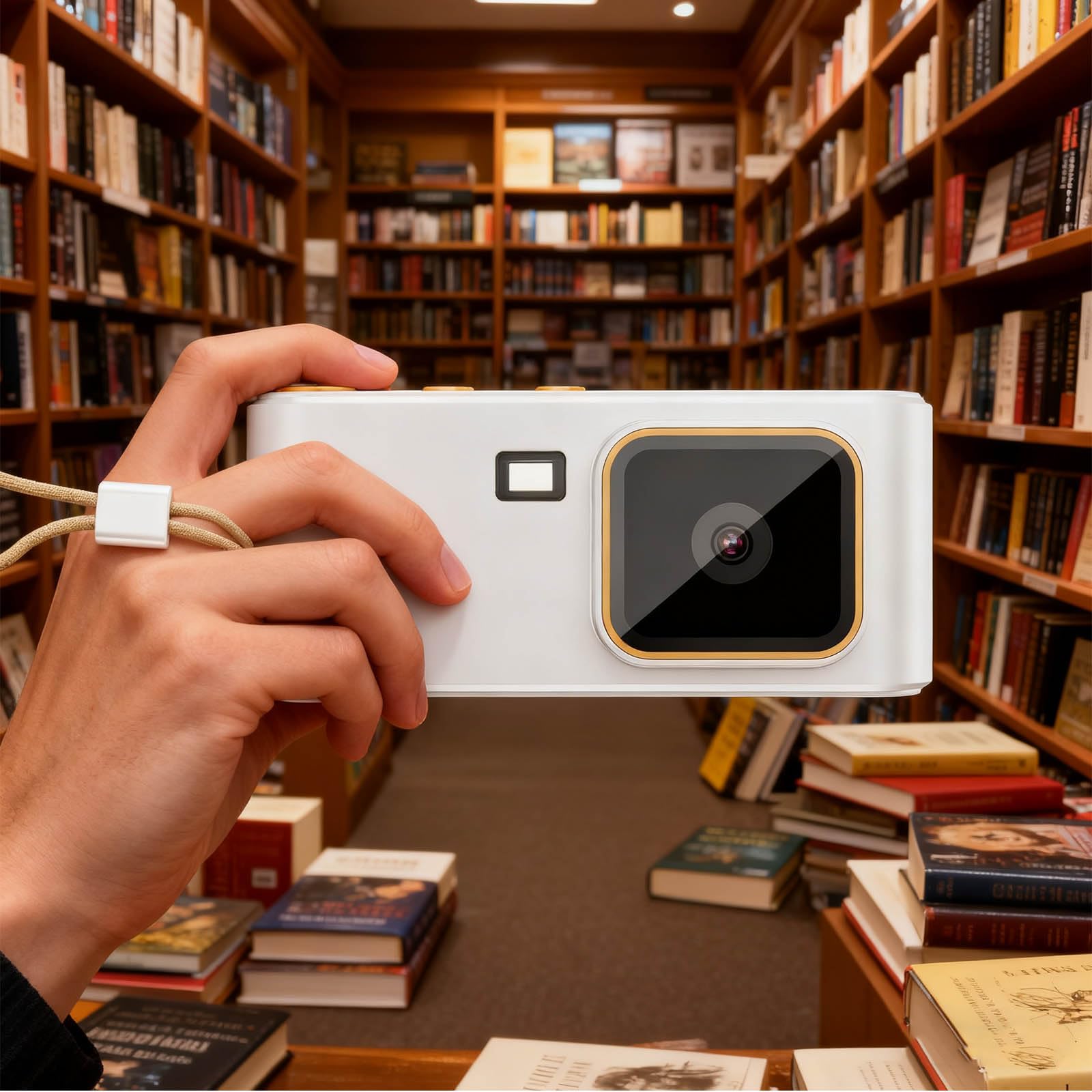 Retro USB Fotocamera Digitale con 12MP Foto 1080P Video 8 Design Portatile Pocket Camera per Viaggi Miniatura Viaggio Friendly