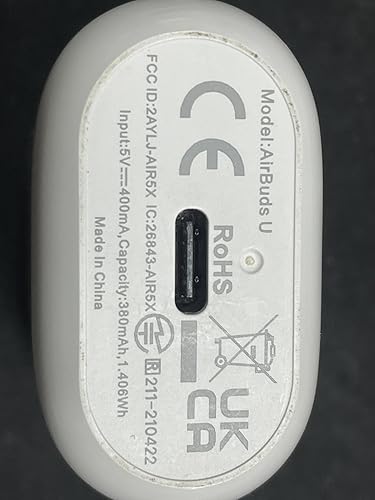 Miniatura 8 de UMIDIGI Auriculares inalámbricos, auriculares inalámbricos AirBuds U con micrófonos, auriculares Bluetooth 5.1 en la oreja, auriculares Bluetooth