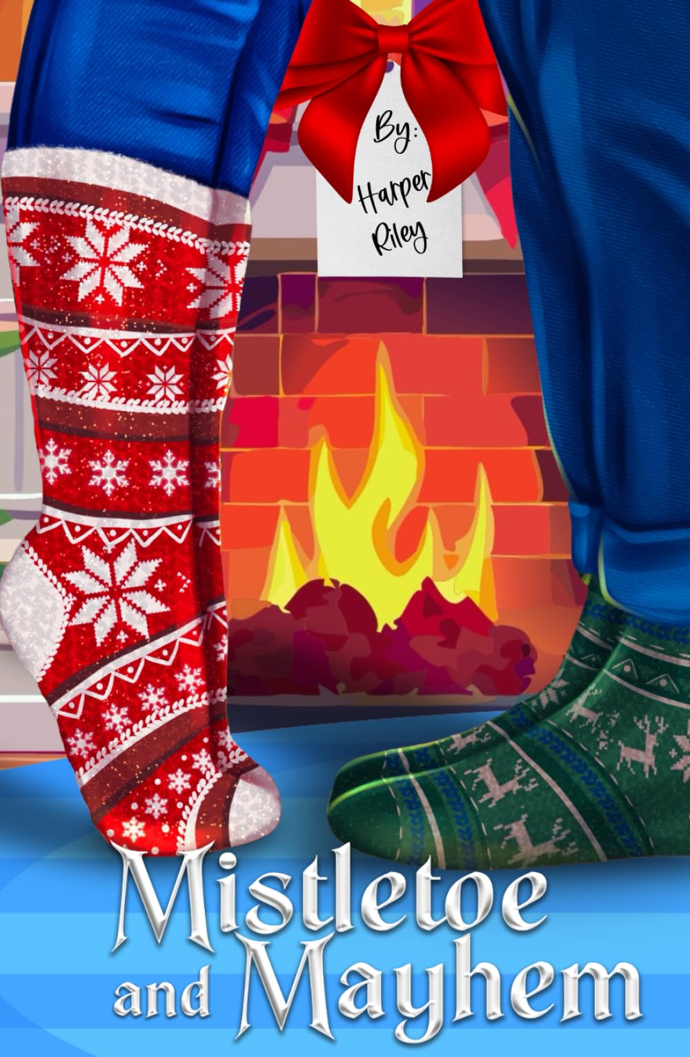 Mistletoe and Mayhem: A Hallmark Christmas holiday style small town cozy mystery rom com with LGBTQ+ (Maryville Mayhem)