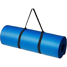 Amazon Basics Extra Thick Exercise Yoga Mat with Carrying Strap
