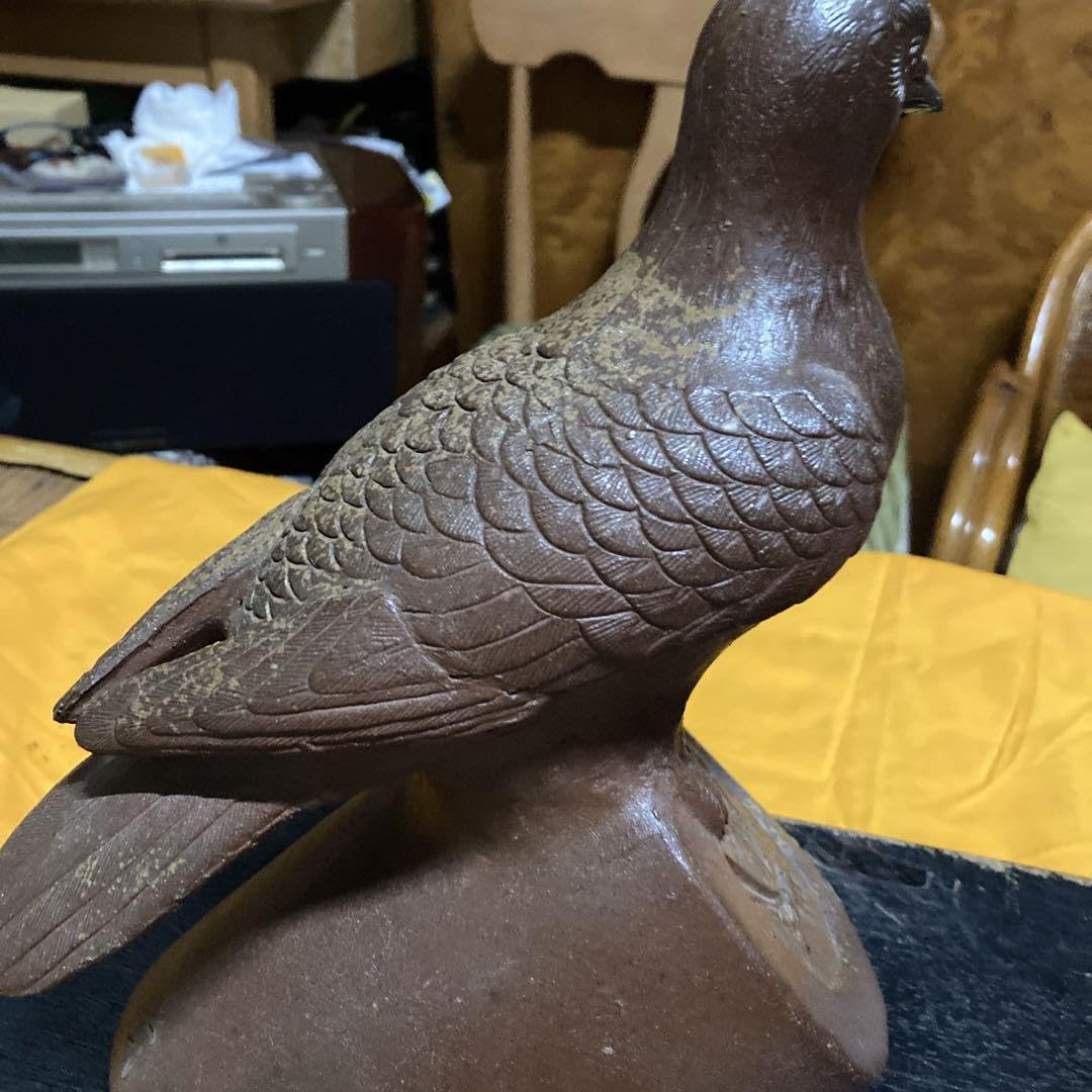 異色の備前閑谷焼瓦窯鳩置物サマー大バーゲンです❣️ Amazon.co.jp: 異色の備前閑谷焼瓦窯鳩置物サマー大バーゲンです