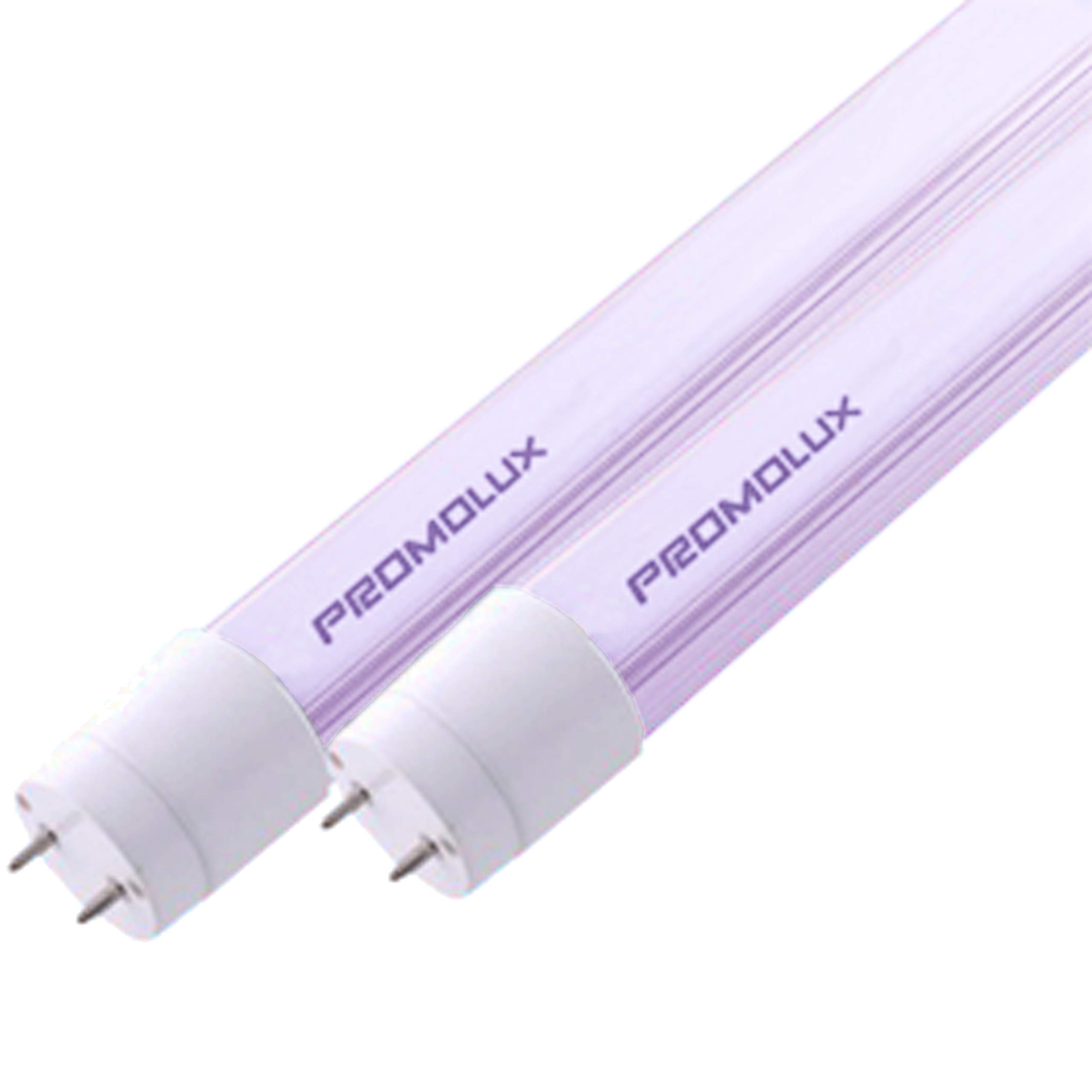 T8 Plug-N-Play LED Tube • 4 Foot, 18 Watts • Balanced Spectrum, Ballast Compatible • 134º Beam Angle • Food Safe LED Lighting for Supermarket Food • Replaces F32 T8 Fluorescent Tube