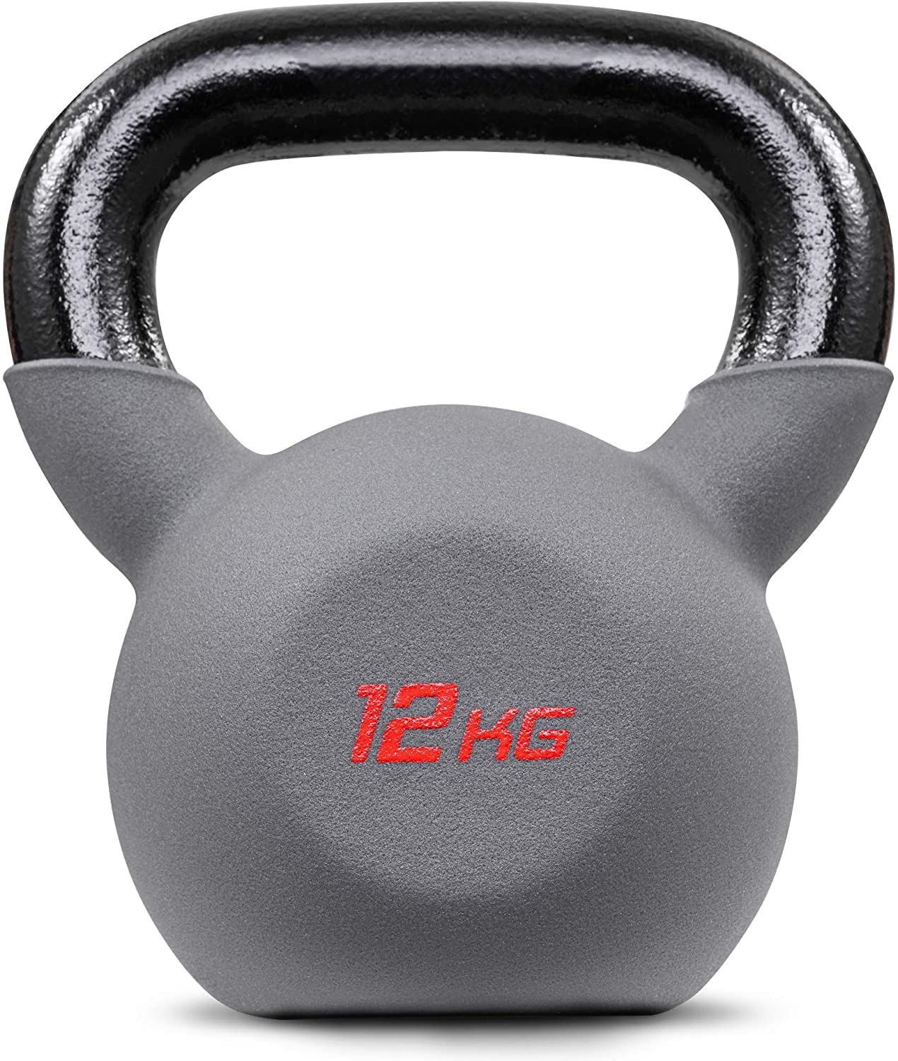Hop-Sport Cast Iron Kettlebell with Neoprene Coating Vinyl Kettlebell 4-24kg