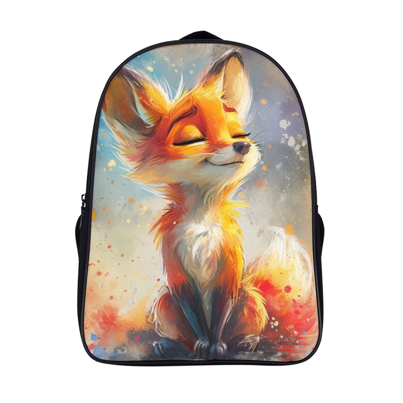 Mochila infantil para colegio y deporte diseño fox 3D espacio escolar 7