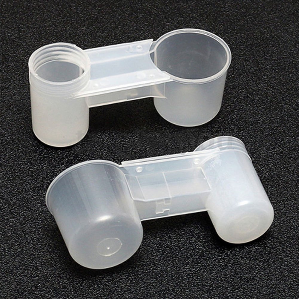 Gemini _ Mall - Distributore di acqua e abbeveratoio in plastica con ciotola per uccelli