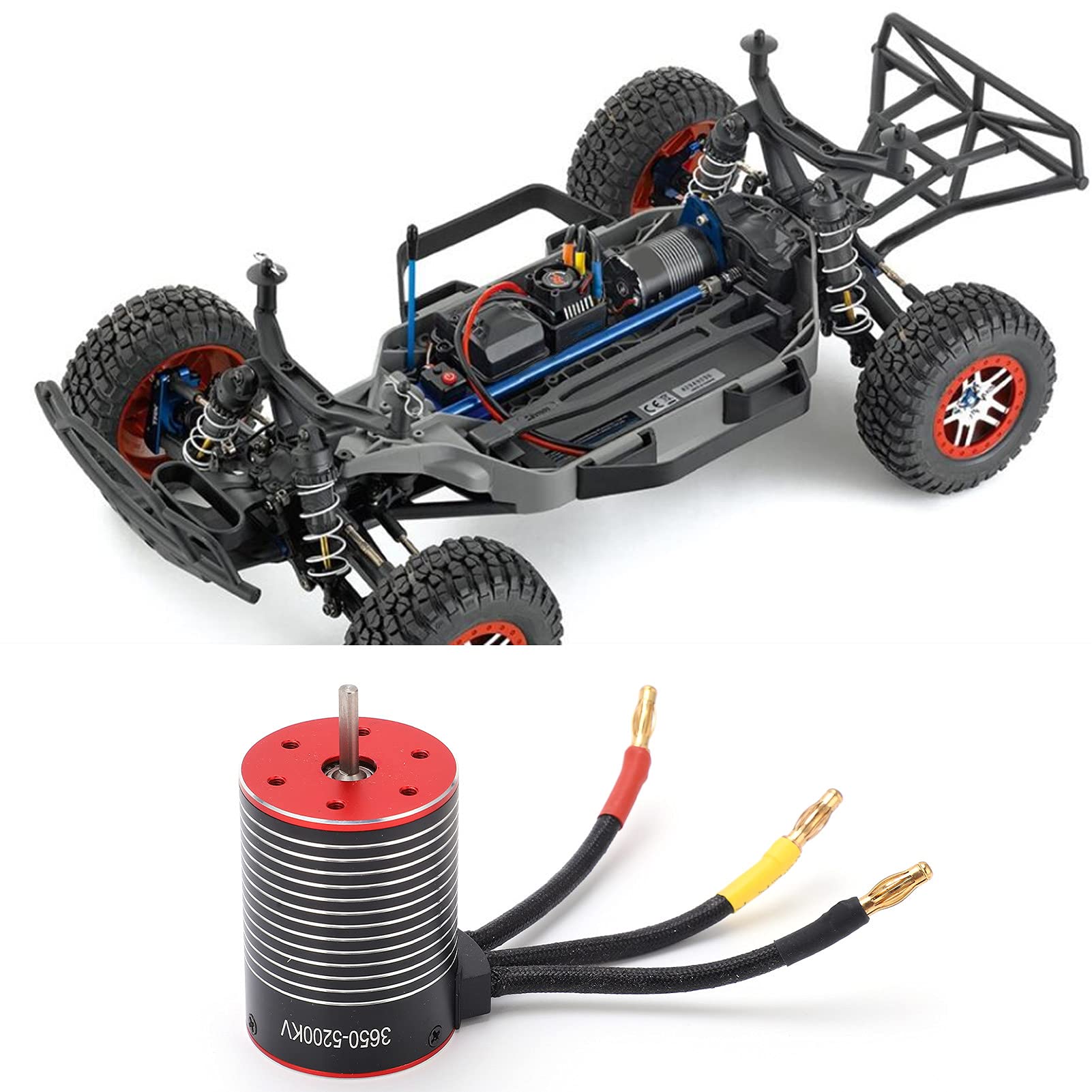 5200KV wodoodporny silnik bezszczotkowy uniwersalny typ wysoki moment obrotowy RC silnik samochodowy do Traxxas HSP Axial SCX10 D90 HPI