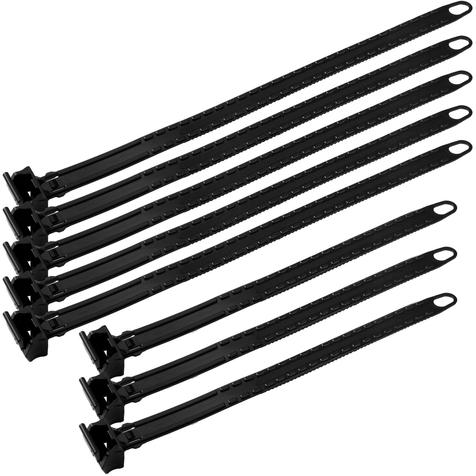 Photo 1 of Chapou 8 Pcs Cradle Ratchet Strap Kit Bike Rack Straps 2 Sizes Adjustable Bike Wheel Stabilizer Straps for Roof Hitch Mount Bikes Carriers, Black