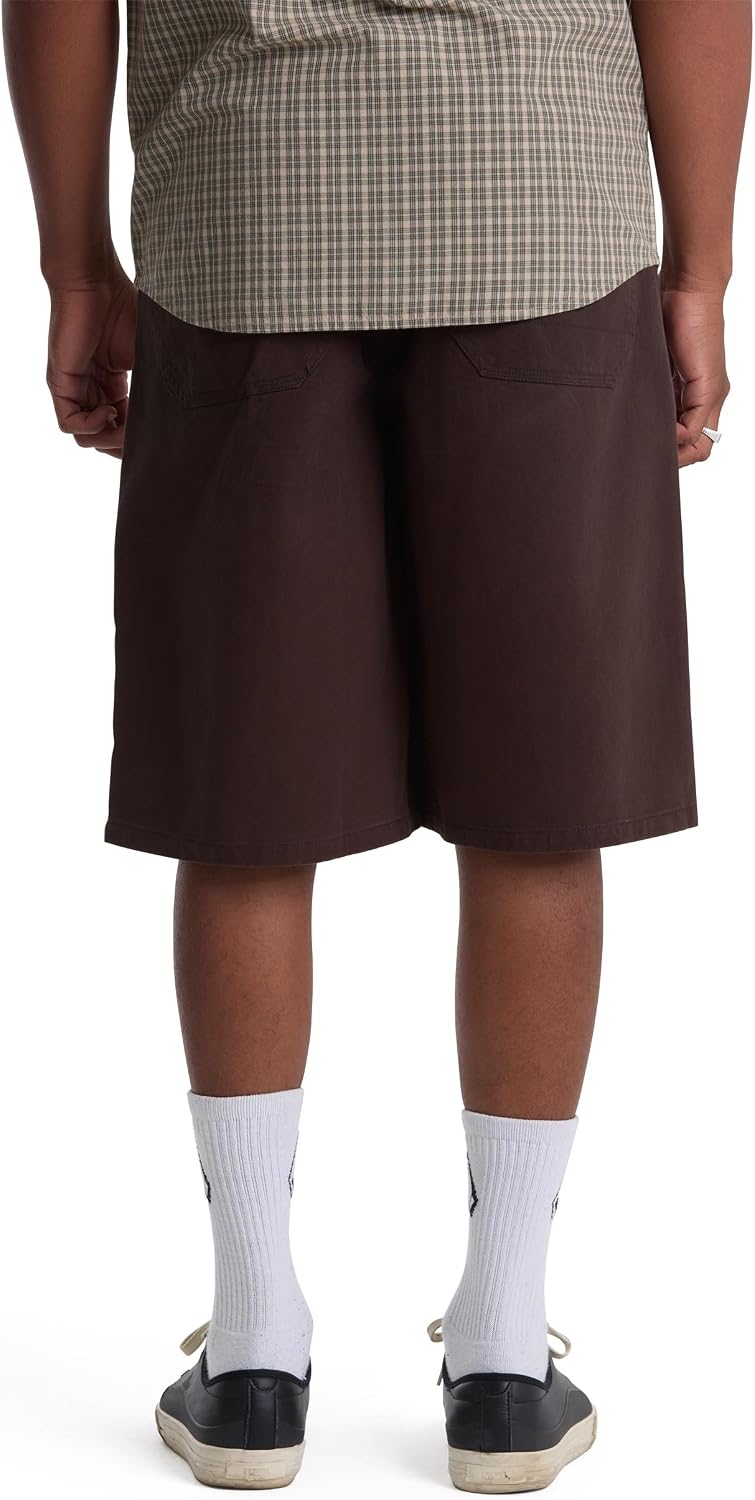 Volcom Men's Chillow Chino Shorts – 24" Baggy Loose Fit Twill Shorts