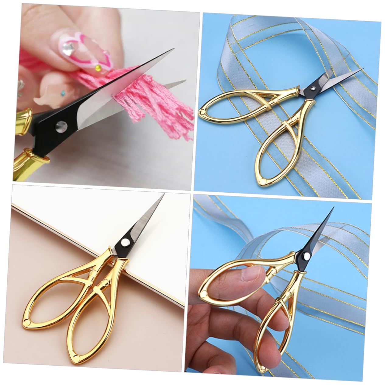 3pièces Ciseaux De Couture Vintage Pour Design Rétro Outil De Couture Pratique Pour Pour Et