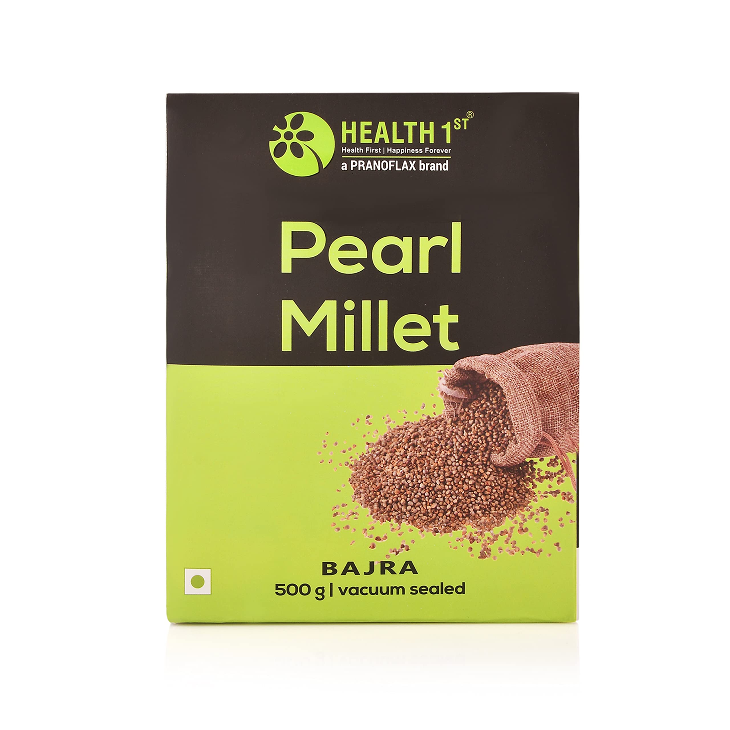 Health Ist Pearl Millet (Bajra) 500gm, Gluten Free, Unpolished, Low GI | Siridhanya, Nutrient Powerhouse, High Protein (B0C69BK2M6) Amazon Price History, Amazon Price Tracker